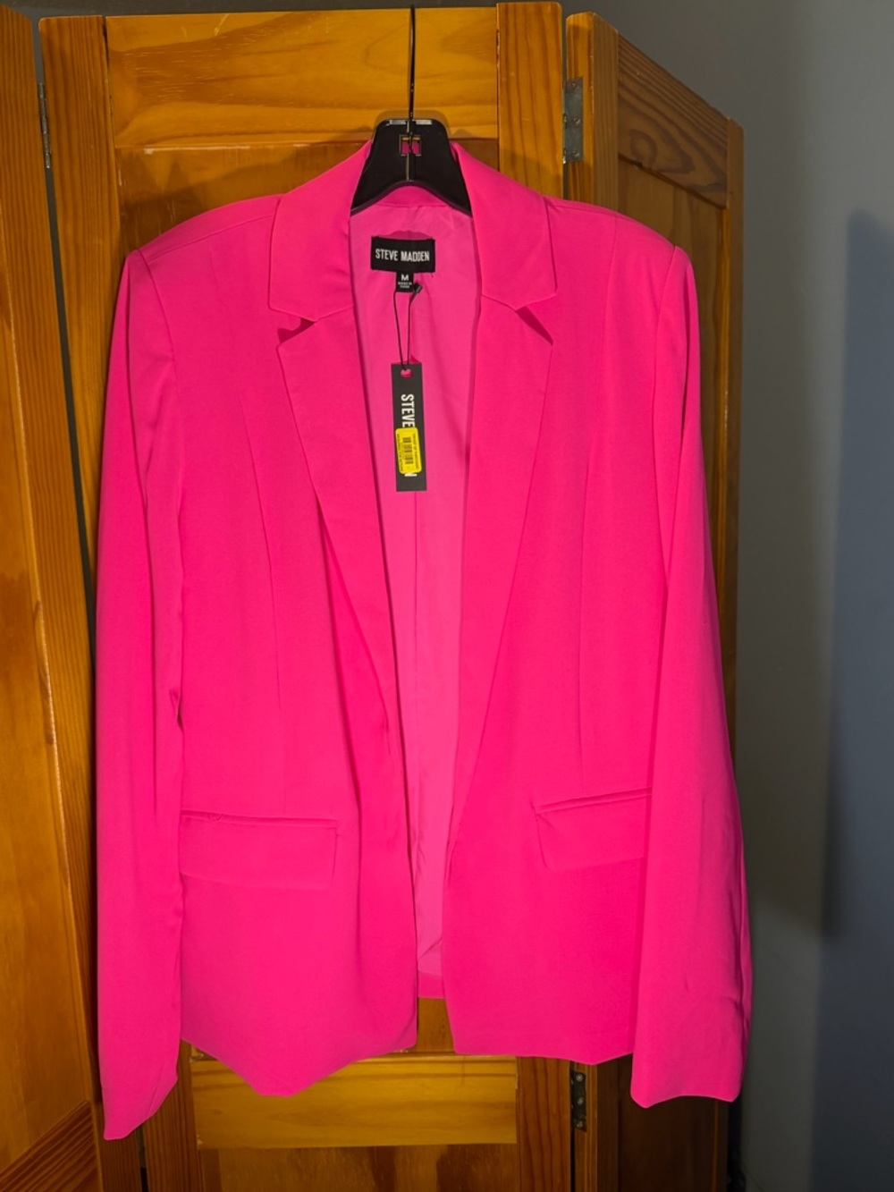 Steve Madden Women's Hot Pink Blazer Jacket | Size M